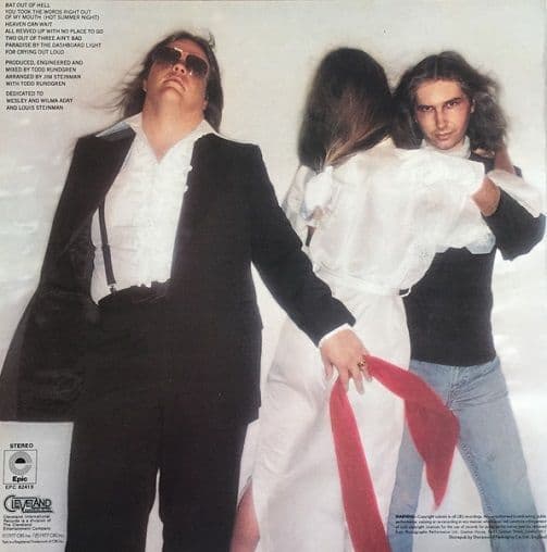 MEAT LOAF Bat Out Of Hell Vinyl Record LP Epic 1977